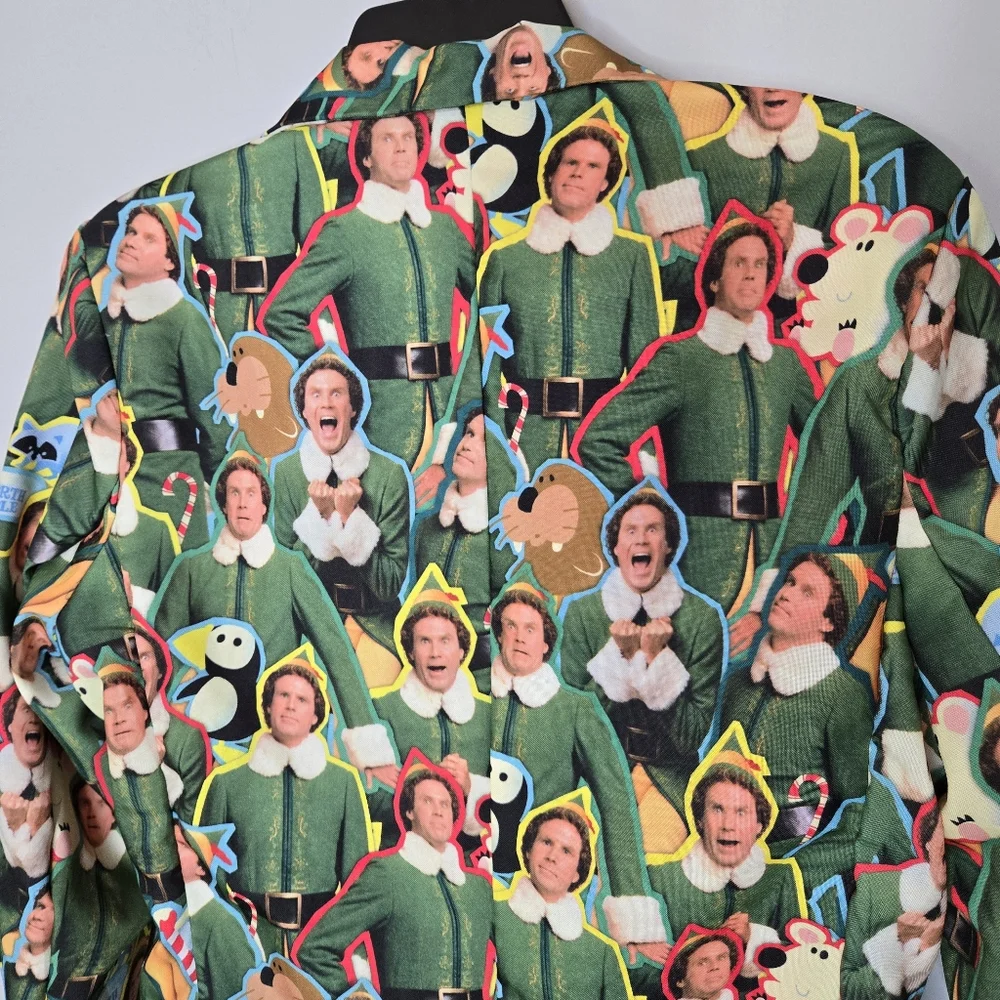 Suitmeister‎ Sport Coat Blazer Small 34 36 Buddy The Elf Christmas Holiday Party